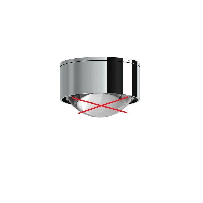 Top Light PUK MINI ONE 2 Deckenleuchte 8W 2700K dimmbar chrom Ø 8cm - 4251349304021