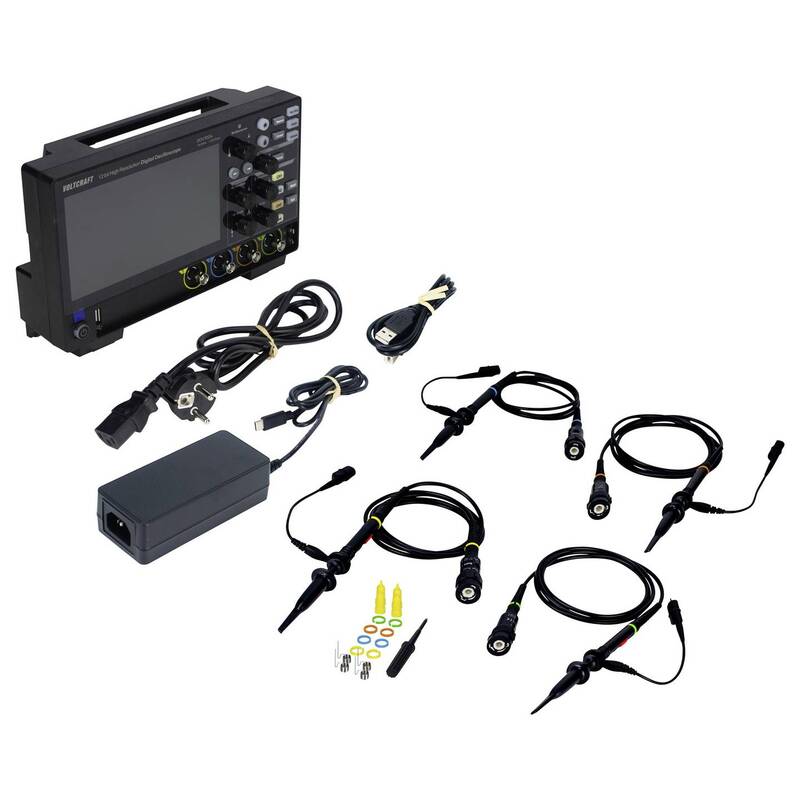 VOLTCRAFT DOV1004 Digital-Oszilloskop 100 MHz 1.25 GSa/s 4 Kanäle LCD-Touchsc... - 4064161397146