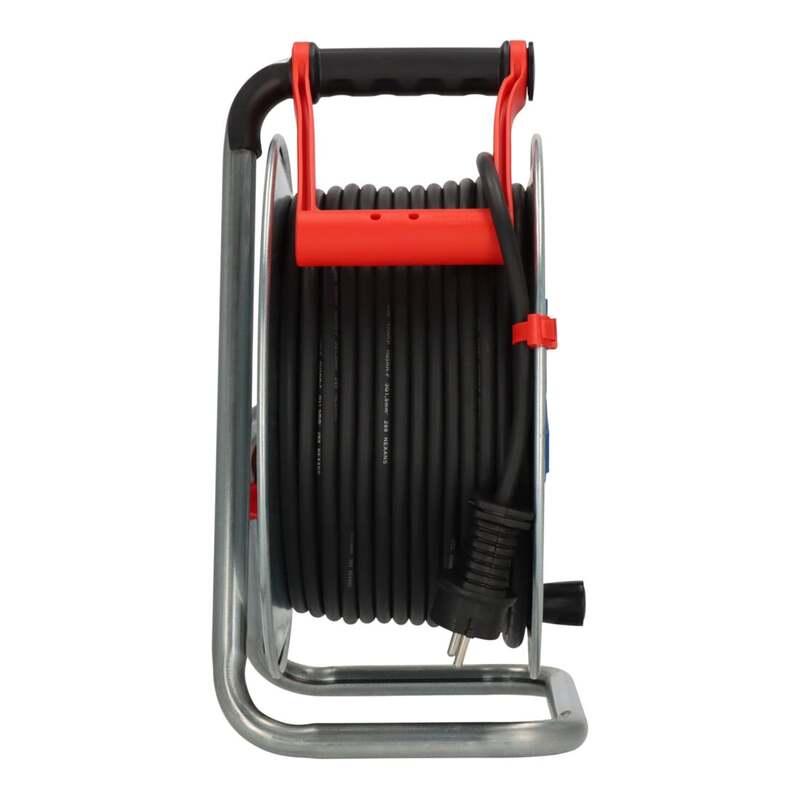 Brennenstuhl Kabeltrommel Garant S 50m IP44 Gummi schwarz für Garten und - 4007123009305