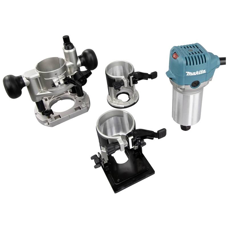 Makita Multifunktionsfräse RT0702CX2J Fräse 710W Handwerkzeug Tischlerwerkzeug - 88381752695