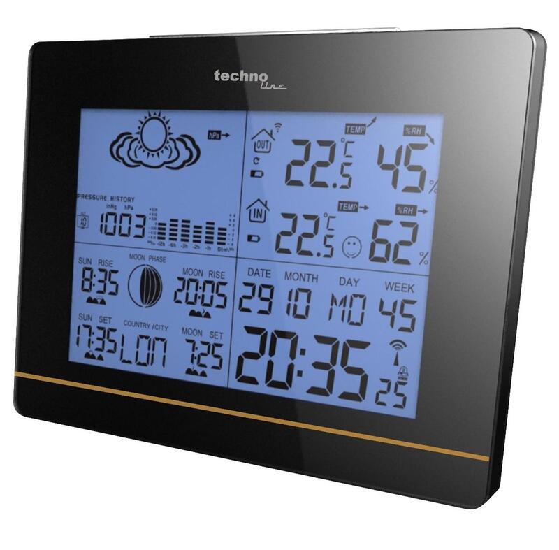 Technoline WS 6750 Wetterstation Wetter-Station Vorhersage für 12 bis 24 Stunden - 4029665067506