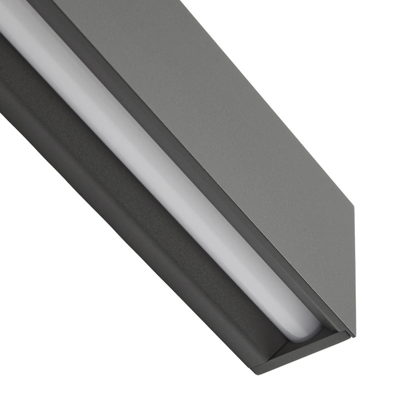 Lengo Außenwandleuchte anthrazit 100cm LED Wandleuchte Gartenlampe Leuchte 3000K - 4255830912566
