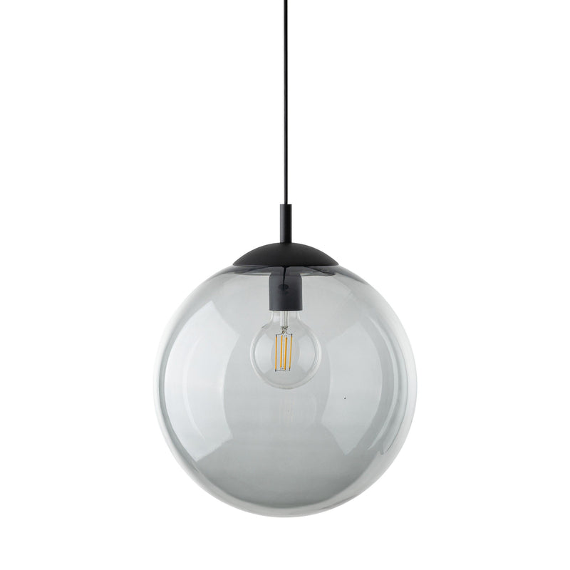 Hängeleuchte Esme Glas grafit-transparent, 1-flg. Ø 35 cm SIEHE TEXT/FOTO628 - 5901780553807