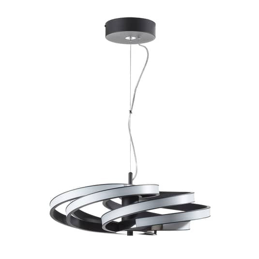 Zoya Hängeleuchte Pendelleuchte LED Lampe schwarz Aluminium Kunststoff dimmbar - 5900108650525