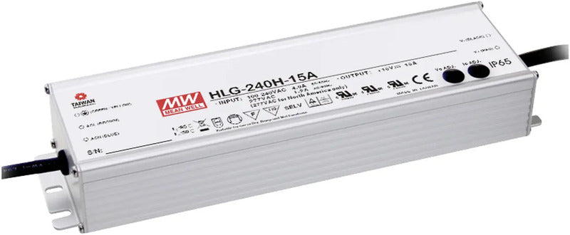 Mean Well LED-Treiber HLG-240H-24B 240W 10A dimmbar Konstantspannung PFC 12-24V - 4021087009935
