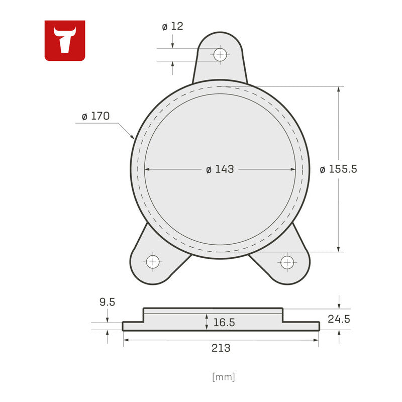 STIER Parallelschraubstock Spannstock Werkstatt Werkzeug 150mm Stahl rot 200mm - 4260438995897