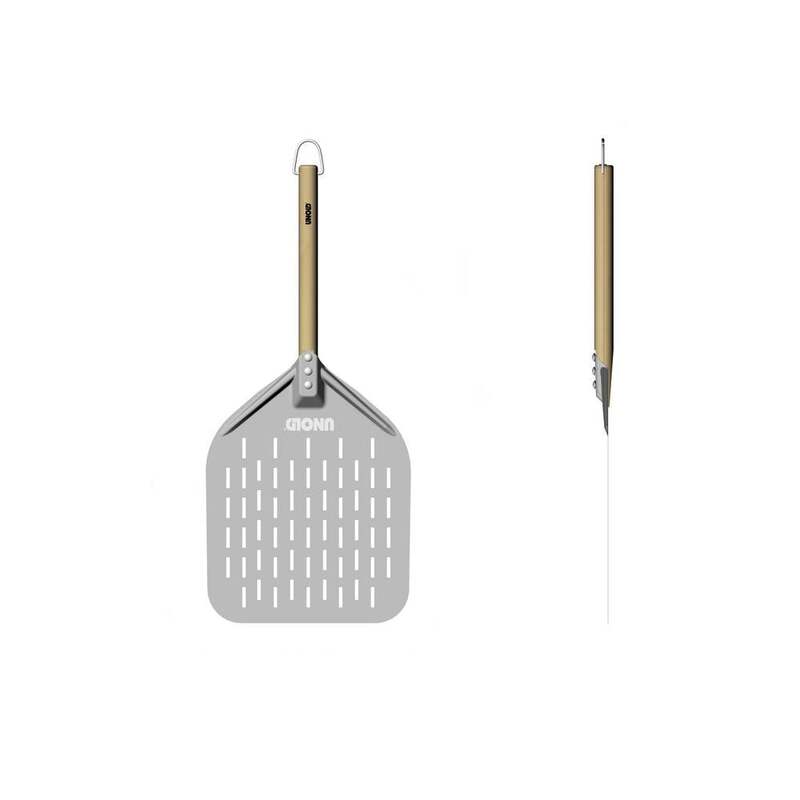 Unold Pizzaschieber Pizzaschaufel Aluminium Holz Pizzaofen LUIGI Zubehör - 4011689618161