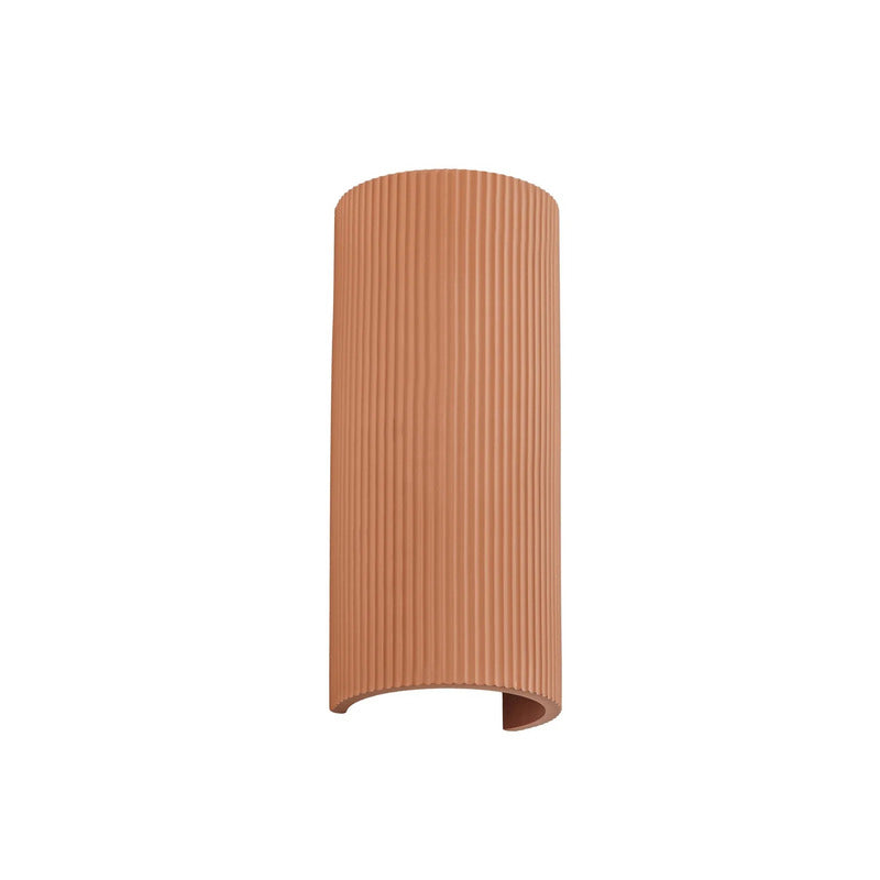 Lindby Wandleuchte Colja LED Wandlampe dimmbar terracotta Gips 30,5cm hoch - 0000010050565