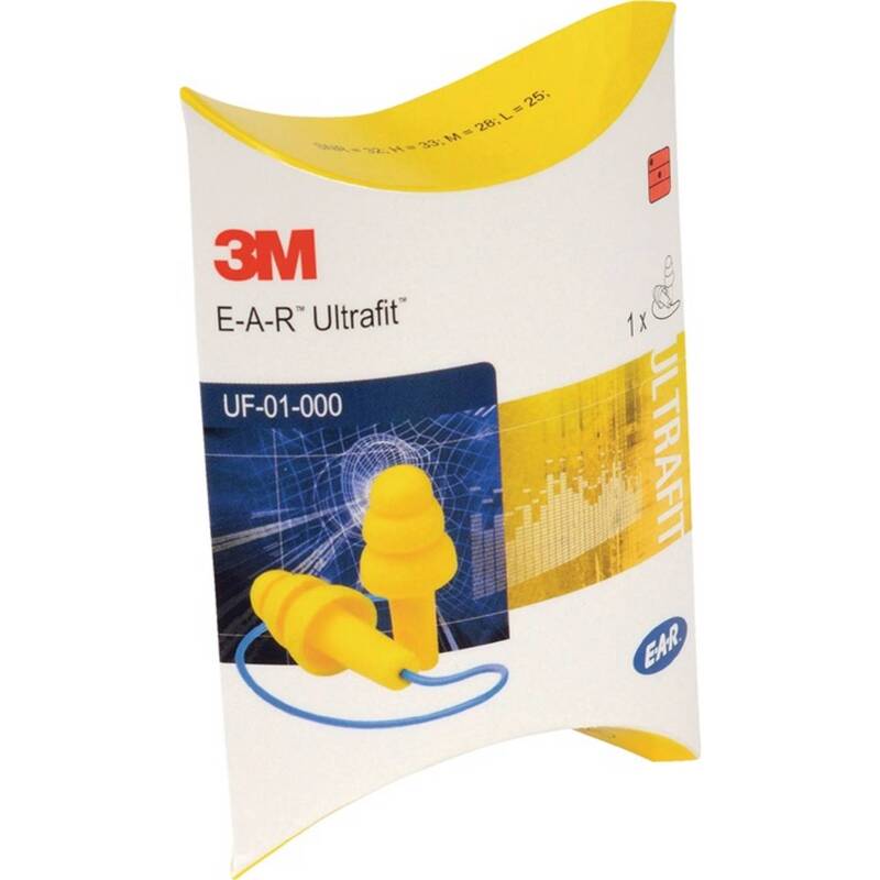 3M EAR UF01000S Gehörschutzstöpsel 29 dB Stöpsel Gehörschutz Arbeitszubehör - 4046719348008