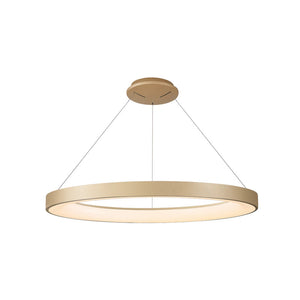 B-Ware Mantra Iluminación Hängeleuchte Niseko II LED Pendelleuchte dimmbar gold Ø65cm