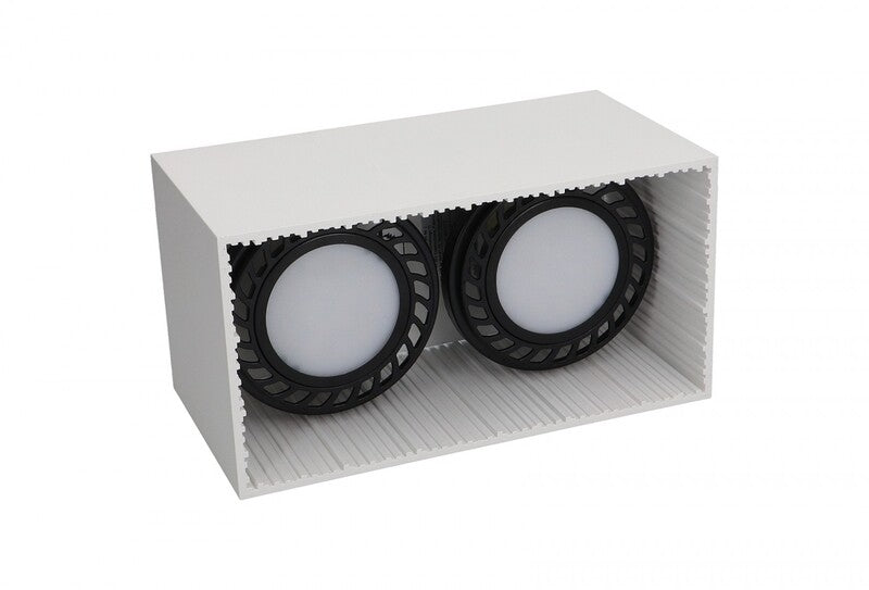 Nowodvorski Downlight Groove Einbauleuchte eckig 2-flg weiß 2xGU10 Deckenla373 - 5903139938396