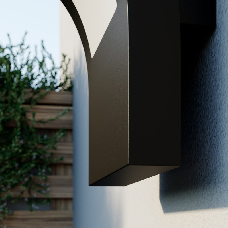 Arcchio Außenwandleuchte Advik Wandleuchte LED IP65 grafitgrau Metall Lampe - 4251096566338