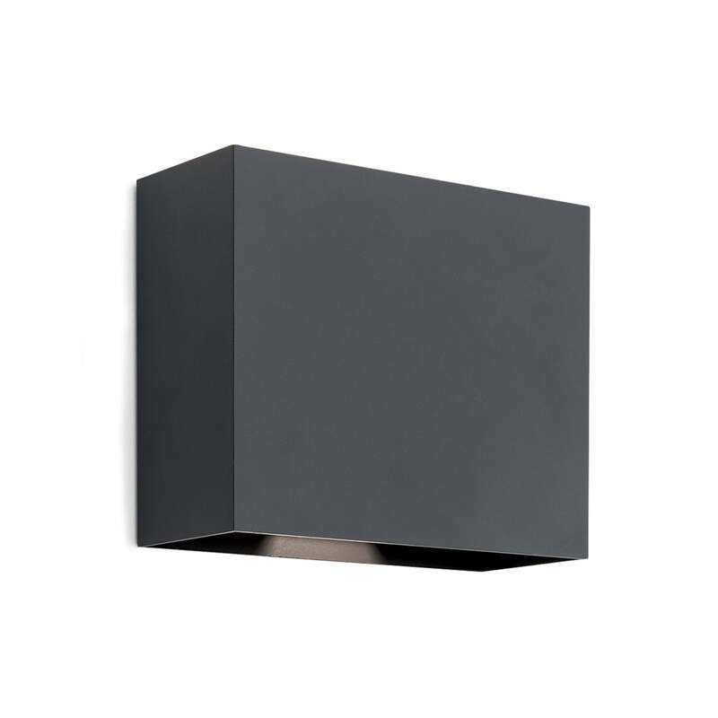LED Außenwandleuchte Akzent anthrazit 2 x 6W IP65 Wandlampe Leuchte 580 Lumen - 9003090262304