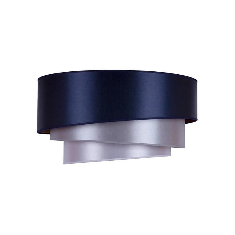 Euluna Deckenleuchte Lampe Trio Ø60cm LED Beleuchtung navy/silber/weiß/gold - 5905317601559