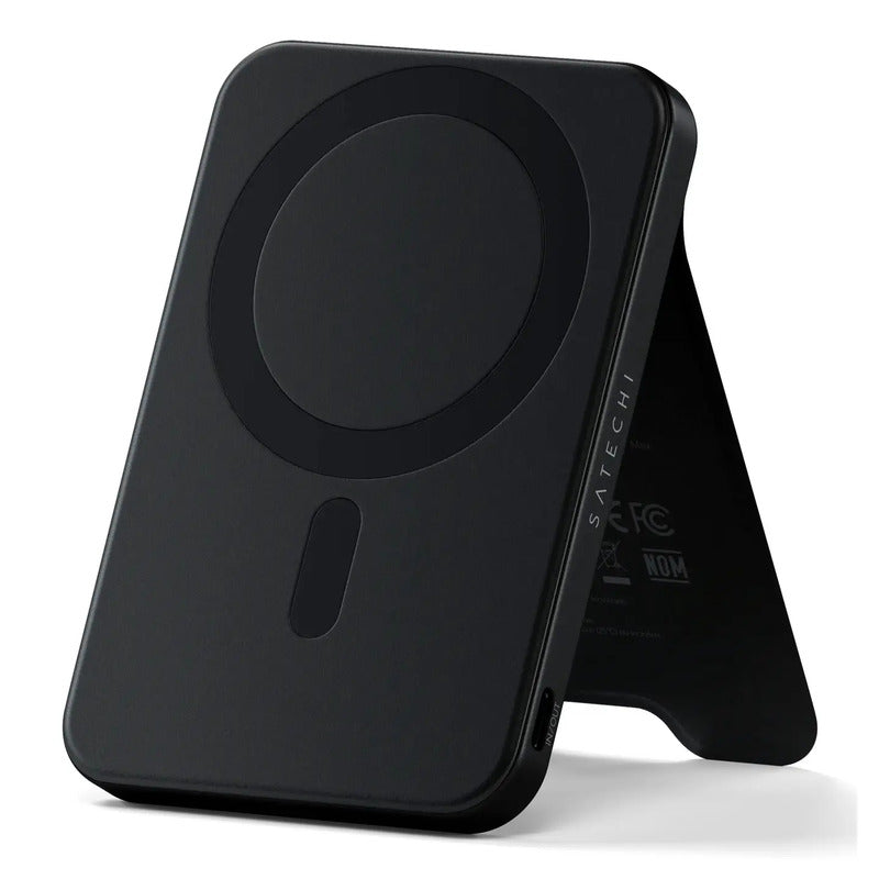 Satechi Powerbank 5000 mAh OntheGo Magnetic Qi2 Schwarz Magsafe Schnellladung - 0810086361953