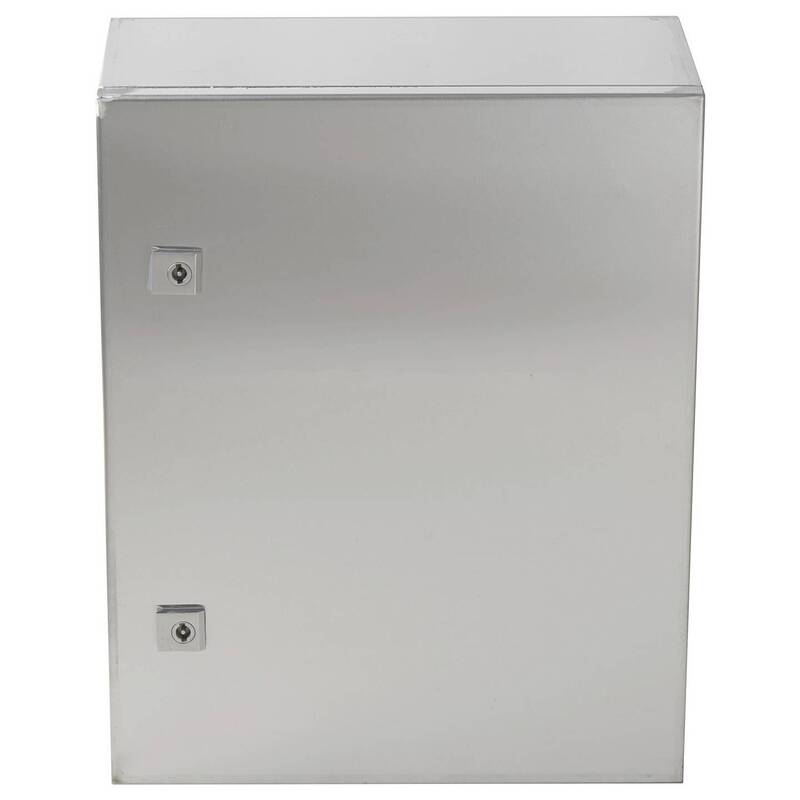 TRU COMPONENTS Schaltschrank Edelstahl TC-SS504020 IP65 lichtgrau 400x500x200mm - 4064161335414
