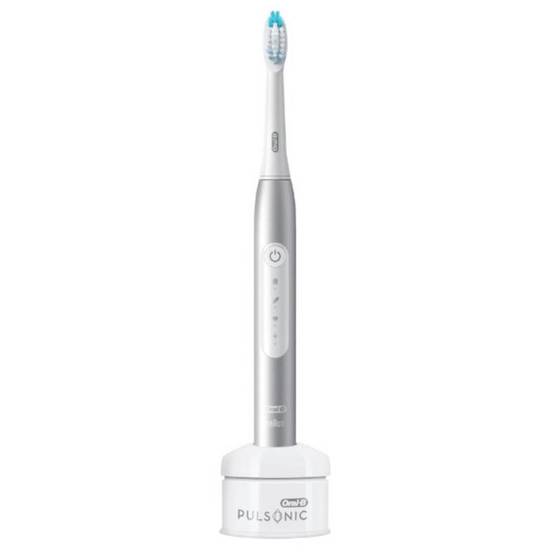 Oral-B Elektrische Zahnbürste Schallzahnbürste Pulsonic Slim Luxe 4000 Platin - 4210201305644