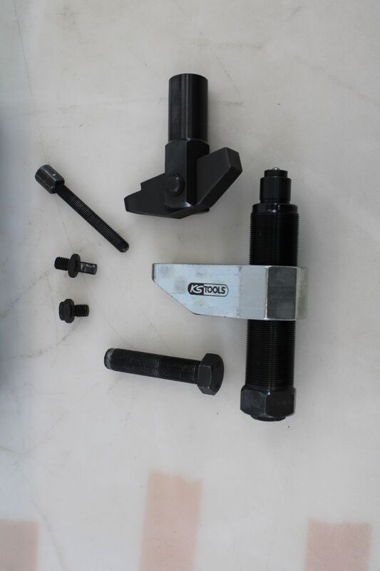 KS Tools Klemmschrauben-Ausdrücker Hydraulikspindel 12t Kunststoffkoffer 4170g - 4042146391334
