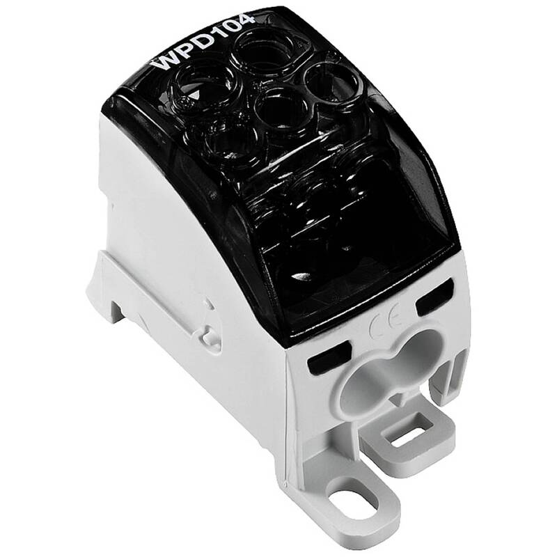 Weidmüller Verteilerblock Block Schrauben Schwarz 1 St Hauptverteiler - 4050118796520