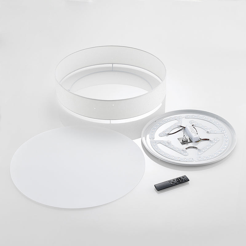 Lindby Deckenlampe Ellamina LED Leuchte dimmbar mit Fernbedienung weiß Ø60cm - 4251096586633