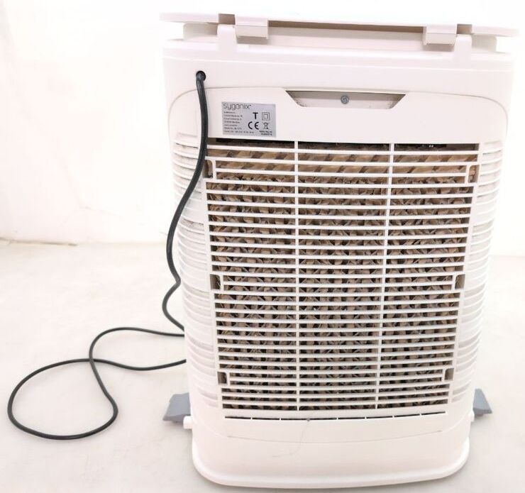Sygonix Luftkühler 80W Klimagerät Ventilator mit Fernbedienung Timer Weiß Kühler - 4064161489520