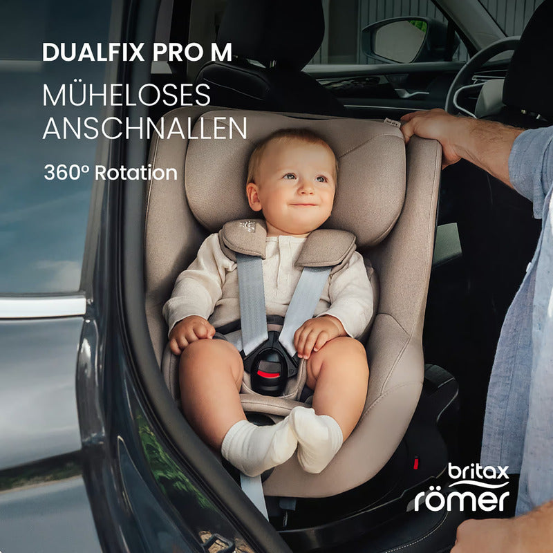 Britax Römer DUALFIX Pro M Style Carbon Black Diamond Kindersitz 360° Drehfun... - 4000984939194