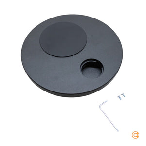 B-Ware Glamox Fuß für Tischleuchte Basis Motus Flat Induktion schwarz Lampenfuß 3kg