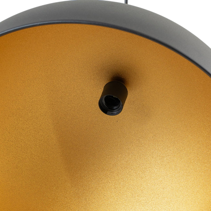 ROYALTECH Hängeleuchte Lipeo Pendelleuchte Lampe dimmbar schwarz gold Ø50cm - 8682835454627