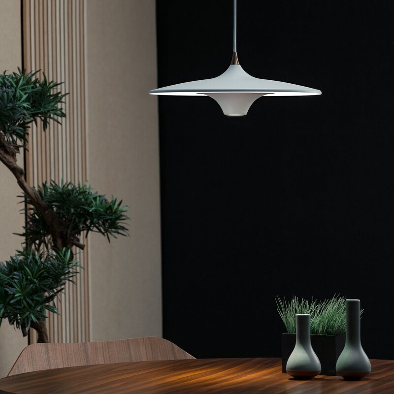 LOOM DESIGN Hängeleuchte Pendelleuchte LED Lampe Moja Aluminium Messing weiß - 5712802225158