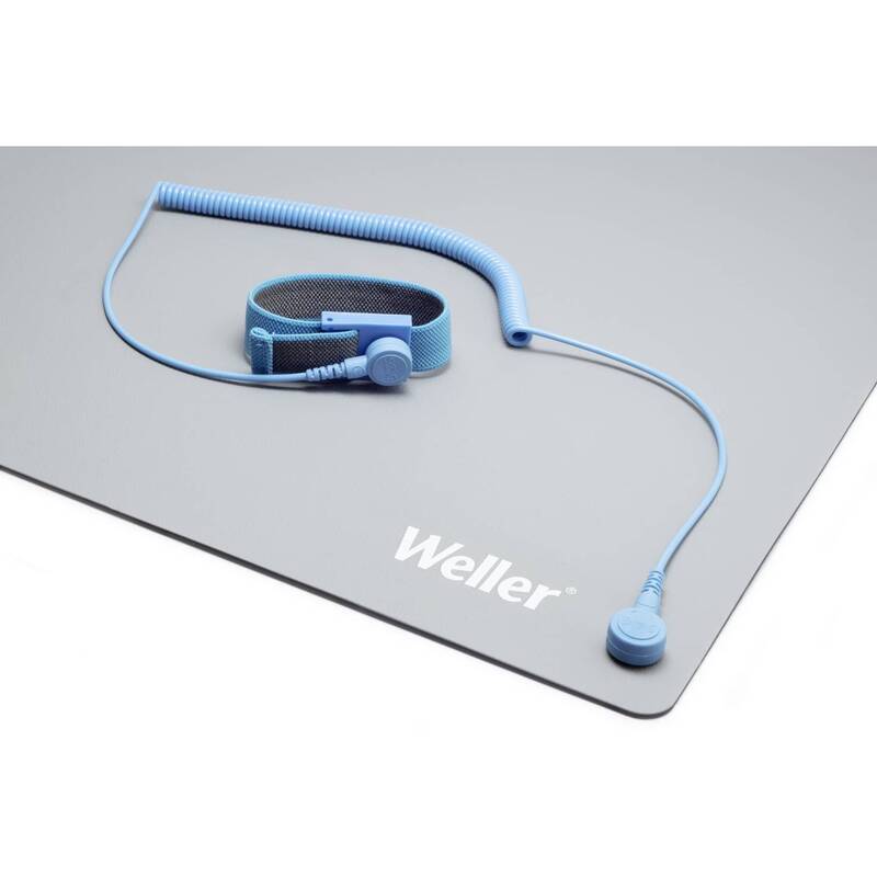 Weller Ablage ESD-Lötmatte Set Tischmatte Arbeitsfläche Schutzmatte 90x60cm - 4003019446025