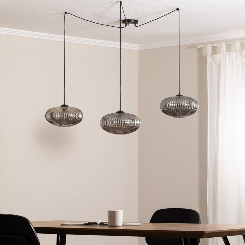 Hängelampe Origo Deckenleuchte Glasleuchte Glas rauchfarben SIEHE TEXT/FOTO - 5907106009737