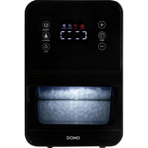 B-Ware Domo EISWÜRFELMASCHINE DO9286IB 15kg/Tag Touch-Display Selbstreinigung Schwarz