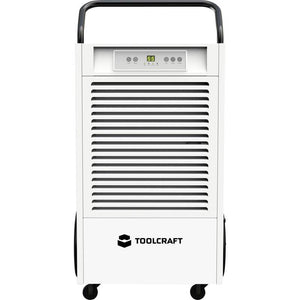 B-Ware Toolcraft Luftentfeuchter 90l/Tag 1260W für Räume bis 120m² mit LED-Display weiß