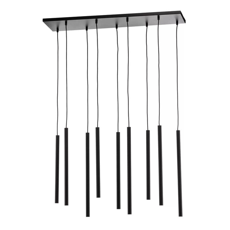 EMIBIG LIGHTING Hängeleuchte Sid Hängelampe Deckenlampe G9 neunflammig schwarz - 5901738898691