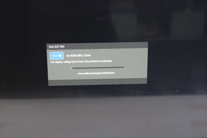 Dell Monitor 27 Zoll IPS S2715H Full HD Bildschirm mit 2 Lautsprechern schwarz - 5397063620906