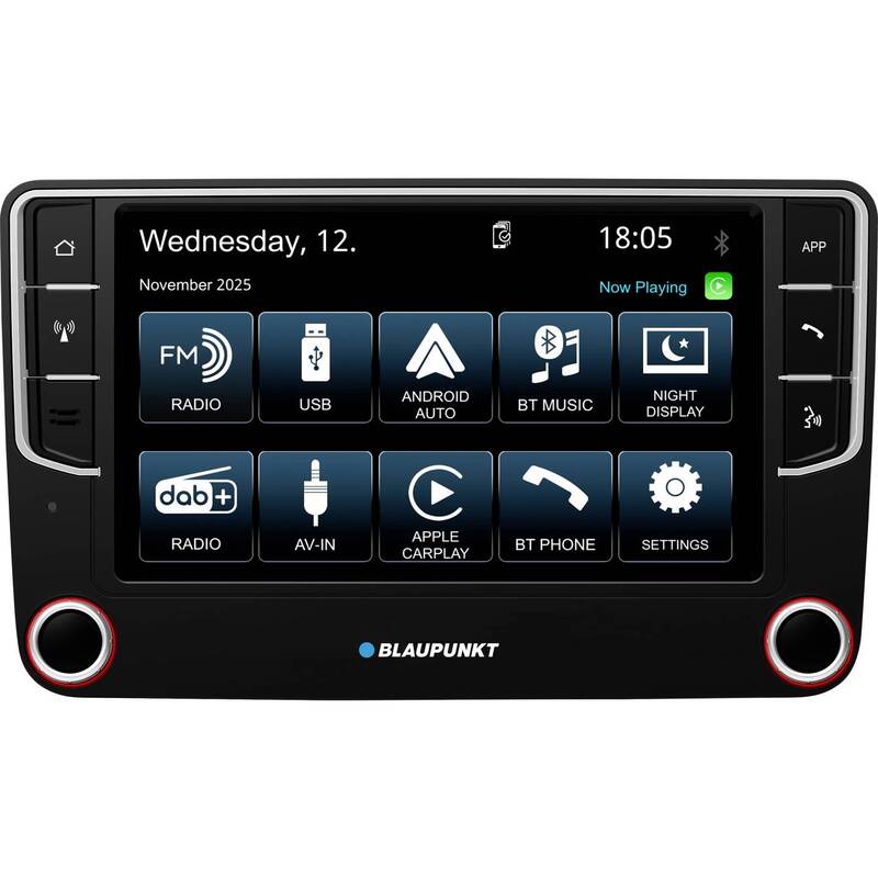 Blaupunkt Autoradio Wolfsburg 648 Android Auto Apple CarPlay DAB Tuner schwarz - 4260499854096