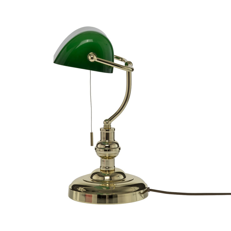 Lindby Tischleuchte Milenka LED Lampe Tischlampe Leuchte messing grün 39cm - 4251096523881