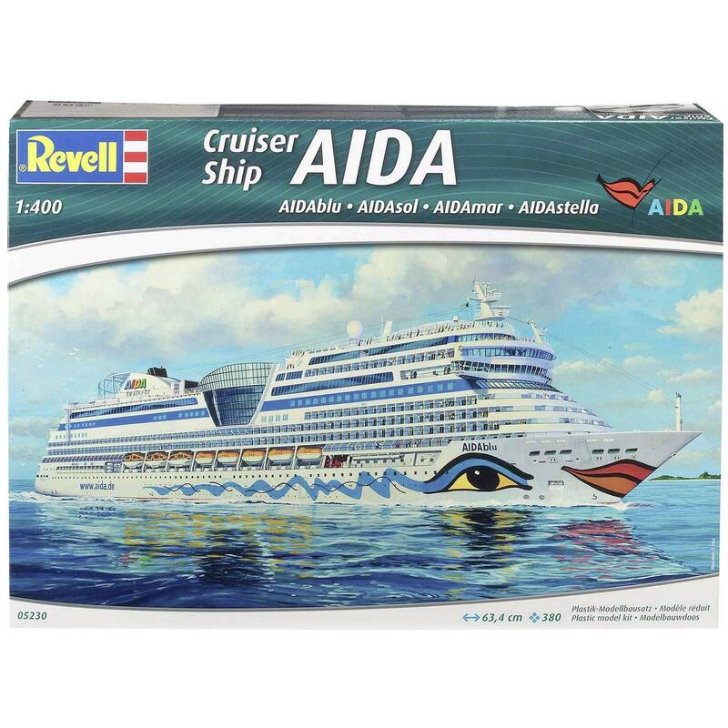 Revell 05230 Aida Schiffsmodell Modellschiff Schiff Bausatz 1:400 Displaystän403 - 4009803052304