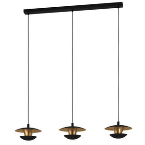 B-Ware EGLO Hängeleuchte Pendelleuchte LED Nuvano schwarz gold Wohnzimmerlampe Esszimme
