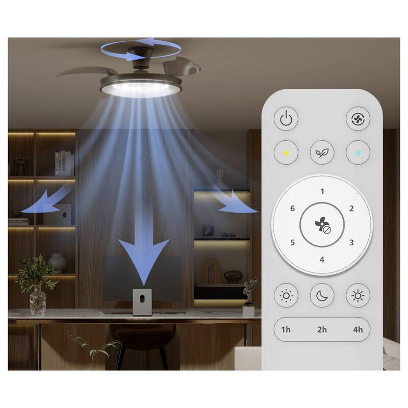 Philips LED Deckenventilator Atlas 28W dimmbar mit Fernbedienung Ventilator - 8721103096081