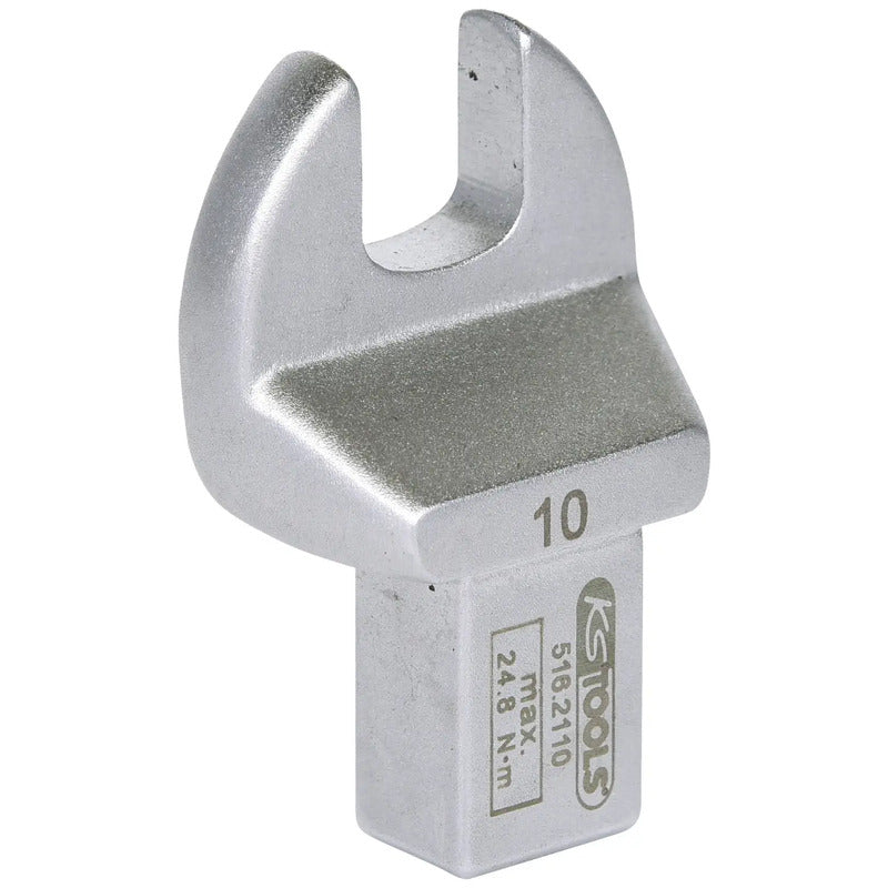 KS Tools Einsteckmaulschlüssel 10 mm verchromt Sechskant Werkzeug 9x12mm 35g - 4042146231401