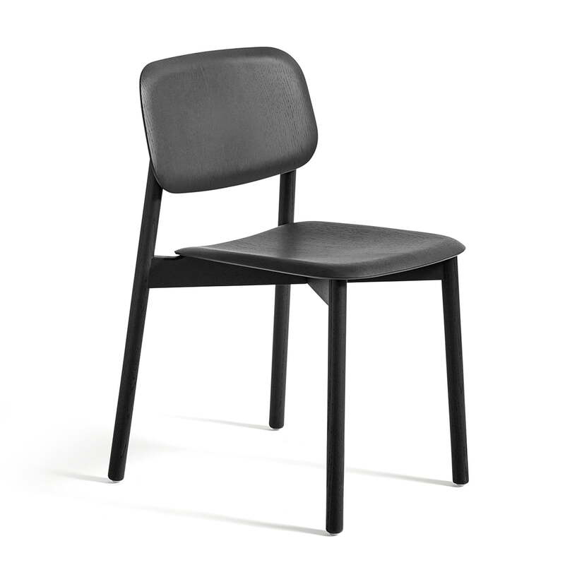 Hay Soft Edge 12 Stuhl Holzstuhl Holz Eiche soft schwarz gebeizt SIEHE TEXT/FOTO - 4251384235489