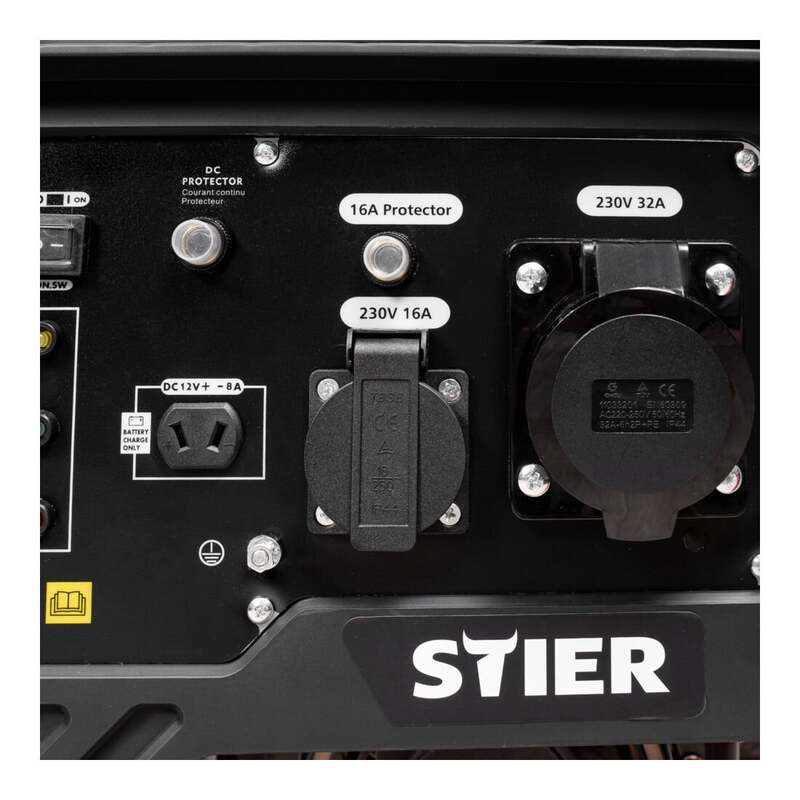 STIER Inverter Stromerzeuger SNS-500 5,0 kW Benzin Generator 75 dB(A) 18l 43kg - 4251709643678