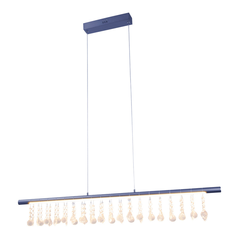 Näve Pendelleuchte Hängelampe Nobilis LED Leuchte dimmbar dunkelgrau 100 cm 24 W - 4003222885567