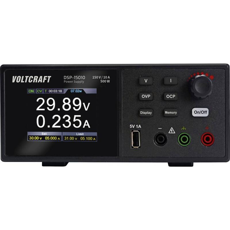 Voltcraft Labornetzgerät DSP-15010 0-150V 10A 500W USB einstellbar kompakt 1x - 4064161484570
