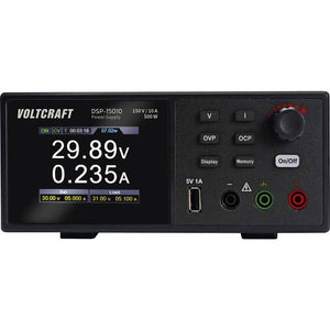 D-Ware Voltcraft Labornetzgerät DSP-15010 0-150V 10A 500W USB einstellbar kompakt 1x