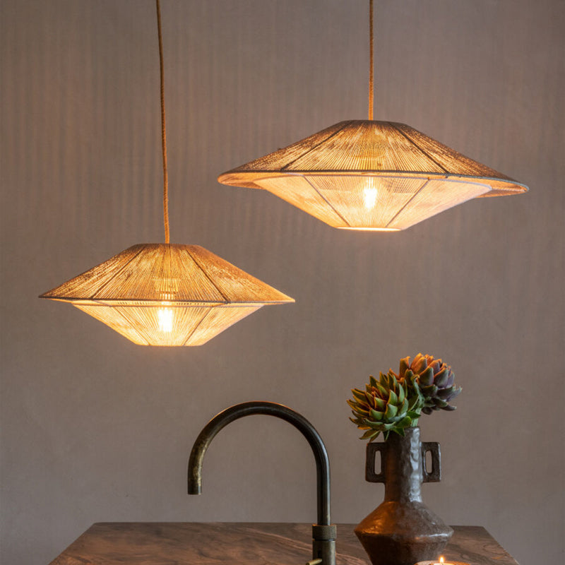 Good & Mojo Hängelampe Hängeleuchte Lumbini LED Pendelleuchte Lampe hellgrau - 8716248101066