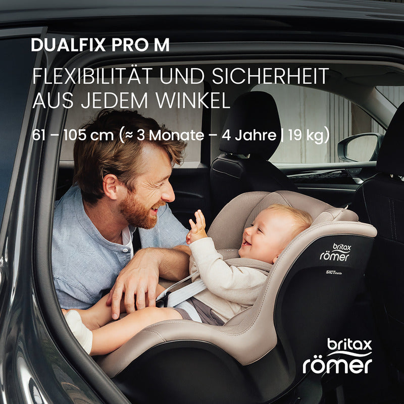 Britax Römer DUALFIX Pro M Style Teak Diamond 360° Drehfunktion Kindersitz - 4000984939231