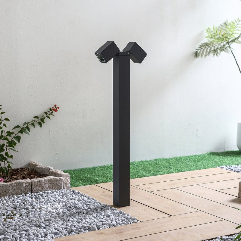 Lindby Wegeleuchte Außenlampe Othil anthrazit 2flg 80cm Metall756 - 4251911777512