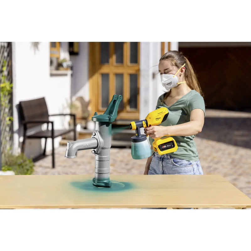 Wagner Akku-Farbsprühgerät W 250 18 V 250 ml/min für Lacke und Lasuren - 4004025130731